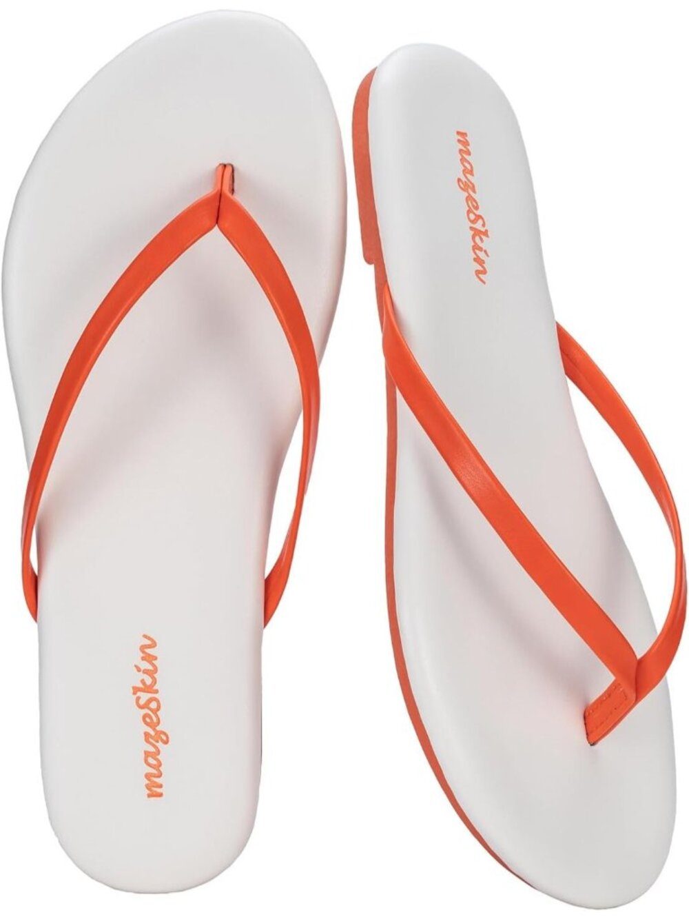 Women's Arctic Flame Flat Thong Sandals Summer Beach Leather Slide Flip Flop